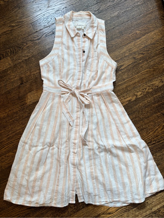 Anthropologie Dresses & Skirts - Anthropologie Billie Sleeveless Striped Shirt Dress